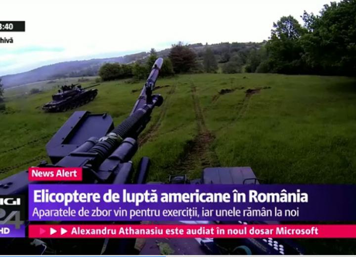 Elicoptere de luptă americane în România