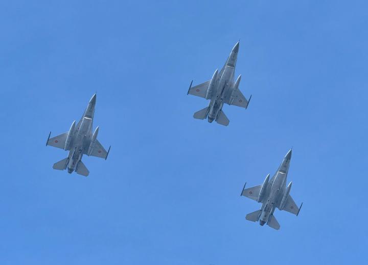 F-16 Fighting Falcon la parada militară de 1 Decembrie, 2016