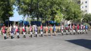 Ceremonia de arborare a drapelelor la Comandamentul Multinațional de Divizie Sud-Est