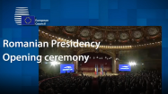 Aspecte ale ceremoniei de lansare a Președinției României