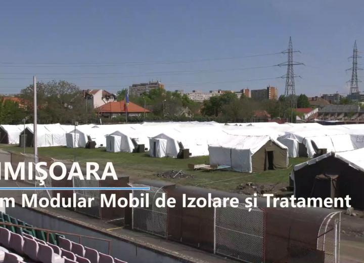 Finalizarea lucrărilor de instalare a Sistemului Modular de Izolare și Tratament, Timișoara