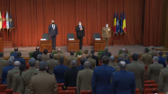 Ceremonia de învestire a ministrului apărării naționale, Vasile Dîncu, la sediul MApN