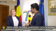 Romania Defence Secretary, Simona Cojocaru speaks on Romania’s latest defence agreement with India